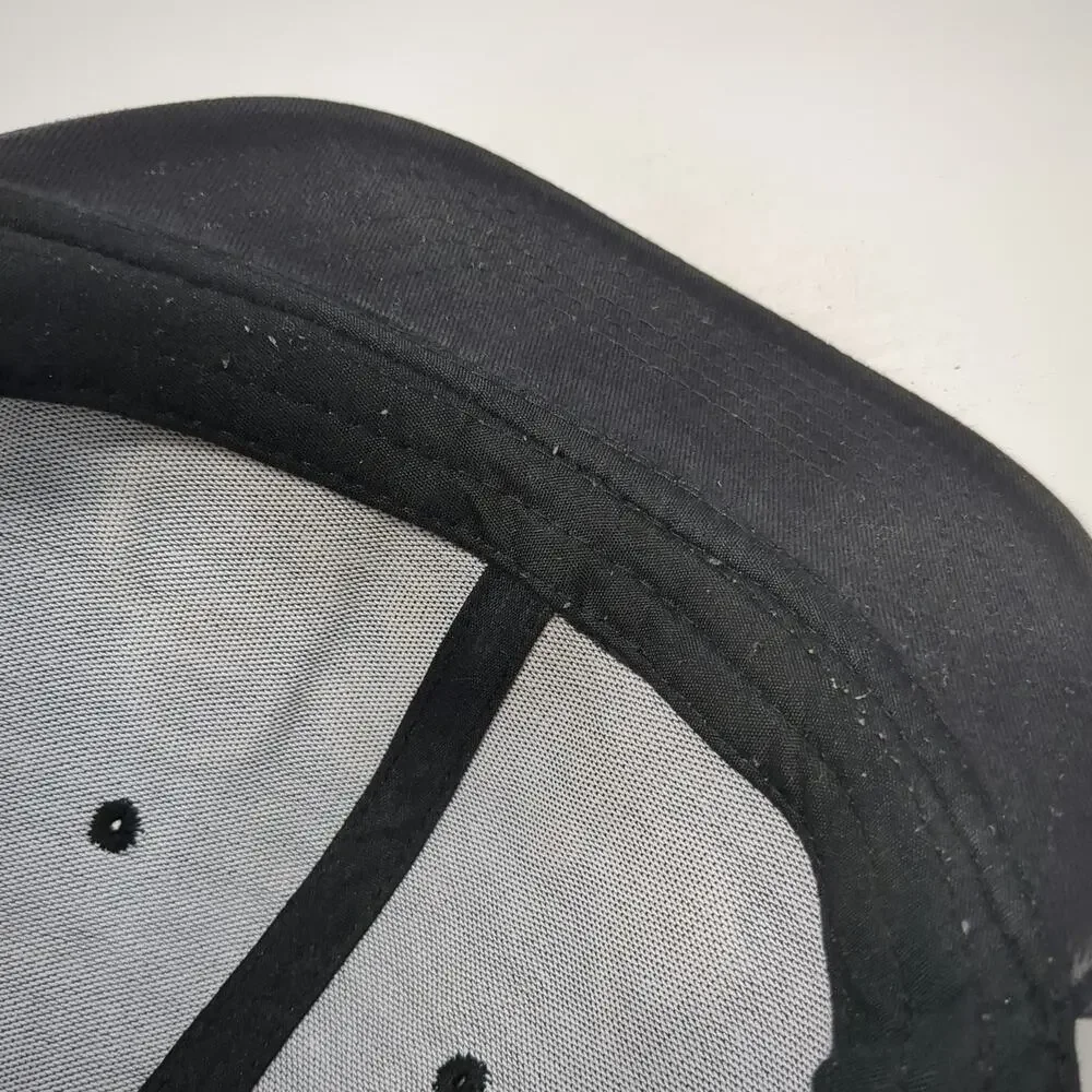 Staple Snapback Black One Size Script Logo Embroidery Thread Beast Cotton Hat